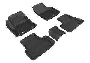 Land Rover Discovery Sport Floor Mats - Front + Rear - 3D MAXpider - KAGU Series - Black - `15-`19